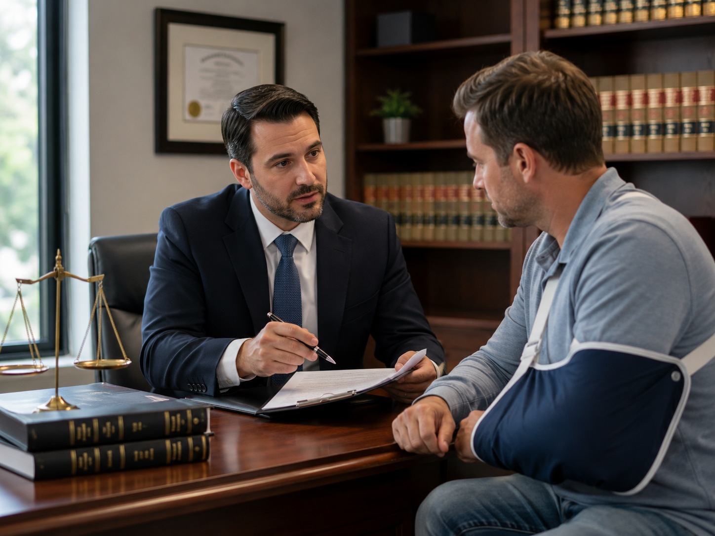 Legal team consultation