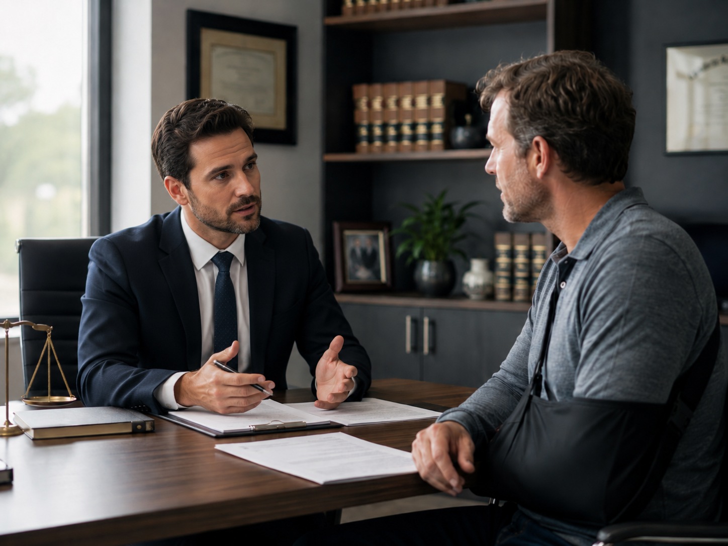 Legal team consultation